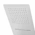 ugelli anticalcare Soffione doccia a sbalzo slim 25x52 cm cromato in acciaio inox con cascata