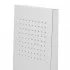 Soffione doccia a sbalzo 22x50 cm cromato in acciaio inox 