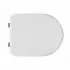 Copriwater dedicato per Serie Esedra Ideal Standard in legno bianco con cerniere