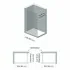 Doccia Walk-In 160 cm trasparente 6 mm profilo cromo H 200 cm Klug