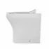 Wc filomuro senza brida bianco lucido con scarico universale  Itaca