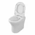 Wc filomuro senza brida bianco lucido con scarico universale  Itaca