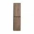 Pensile bagno sospeso rovere scuro H 140 con 2 ante soft-close  Mona