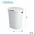 Cesto portabiancheria bianco capacità 40 lt