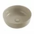 Lavabo da appoggio sabbia tondo 38,5 cm  in ceramica  Zelos
