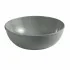 Lavabo da appoggio 40 cm grigio cemento con rilievi sul fondo  Logos