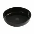 Piletta click clack con tappo nero lucido in ceramica senza troppopieno 
