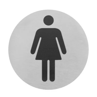 Targhetta wc donne in...