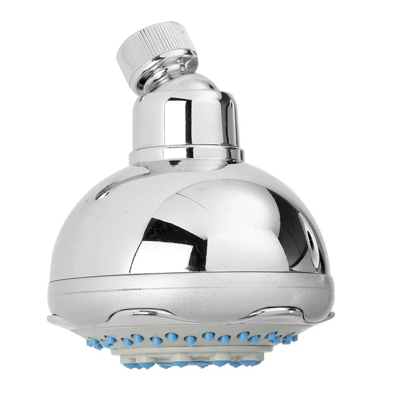 Soffione Doccia A Mano INTIRILIFE 5 Funzioni - Argento, Con Stop Acqua, Attacco Universale 1/2 Pollice