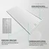 Piatto doccia 80x120 bianco pietra in resina riducibile con canalina Argo