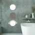 Scaldasalviette elettrico Nazca 29,5 cm resina moro in ceramica 70W 
