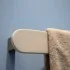 Scaldasalviette elettrico Ness 63 cm resina sabbia 50W in ceramica 