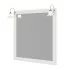 Mobile bagno a terra 115 cm bianco decape con cassetti specchio e lampade Romantica
