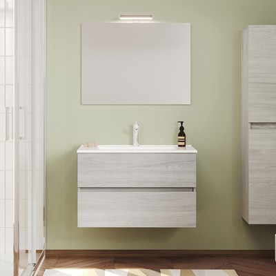 Mobile bagno sospeso rovere...