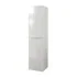 Pensile bagno sospeso bianco lucido H 136 cm ante reversibili soft-close Easy