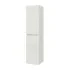 Pensile bagno sospeso bianco venato H 136 cm ante reversibili soft-close Easy