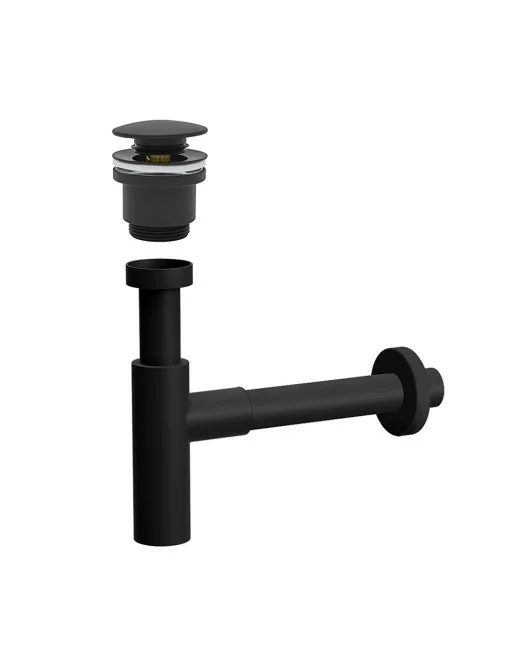 Sifone Lavabo Bagno EXLECO - Acciaio Inox, 1 1/4 X 32mm, Regolabile, Con Troppopieno Cromato - Foto 7