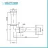 Sifone lavabo a canna tonda cromato completo di piletta click clack universale