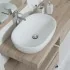 Sifone lavabo a canna tonda cromato completo di piletta click clack universale