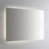 Specchiera retroilluminata LED 100x70 reversibile sabbiatura perimetrale 1 cm