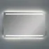 Specchio reversibile 100x70 fasce LED retroilluminate e illuminazione perimetrale