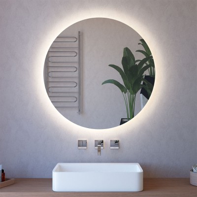 SaniteModar LED Specchio Bagno 50x70cm, Specchio Bagno con Luce