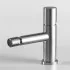 Miscelatore bidet satinato senza leva in acciaio inox Gemini