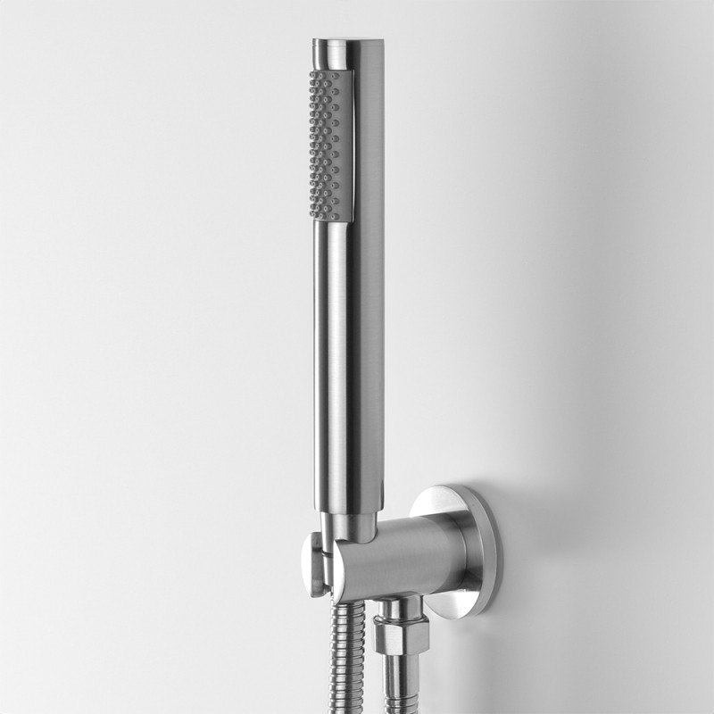 PDPBath Soffione Doccia Pioggia 30,5 Cm In Acciaio Inox 304 Con Braccio Flessibile 40,6 Cm – Cromato, Alta Pressione, Autopulente, Fai Da Te