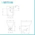 Wc e bidet filomuro salvaspazio Rimless e sedile originale soft close Ginevra
