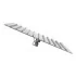 Soffione doccia quadrato 40x40 cm cromato lucido in acciaio inox
