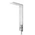 Colonna doccia multifunzione cromo lucido con 4 getti in acciaio inox