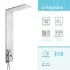 Colonna doccia multifunzione cromo lucido con 4 getti in acciaio inox