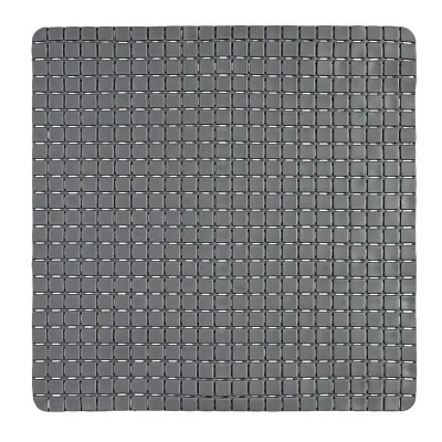 Tappeto Antiscivolo in PVC Mosaico Grigio