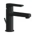 Set miscelatori lavabo e bidet nero opaco Mariani Artic scarico incluso