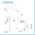Set miscelatori lavabo e bidet cromato Mariani Artic scarico incluso