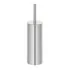 Portascopino tondo in acciaio inox 304 con setole nere e secchio estraibile