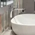 Miscelatore lavabo alto cromato completo di piletta click clack Zoe 