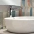 Miscelatore lavabo alto cromato completo di piletta click clack Zoe 