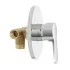 Set doccia a incasso con braccio 35 cm e soffione tondo 20 cm Zoe