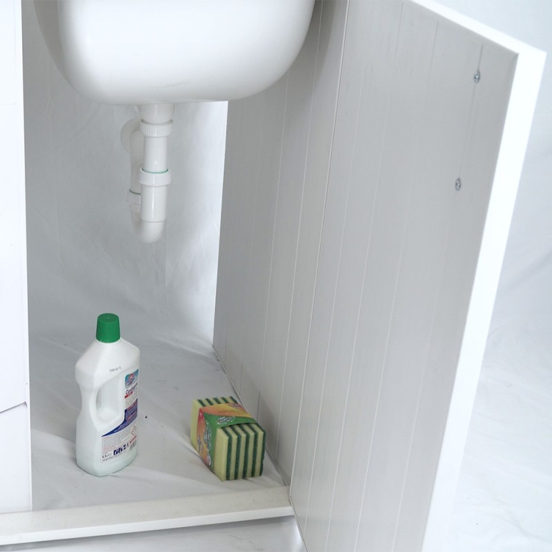 Coprilavatrice Con Lavatoio Negrari - Resina PVC, Bianco, 109x60x89cm - Interno/Esterno - Foto 12