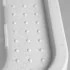 Pilozzo da esterno sospeso 60x34 cm in resina bianca con portasapone