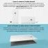Piatto doccia semicircolare 100x100 bianco riducibile su misura Ten