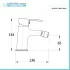 Set miscelatori lavabo bidet e doccia cromo con scarico incluso Prima