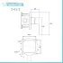 Set miscelatori lavabo alto bidet e doccia Flat con piletta click clack 