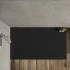 Piatto doccia 80x120 in resina nero effetto pietra riducibile Agorà