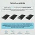 Piatto doccia 70x150 in resina nero effetto pietra riducibile Agorà