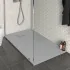 Piatto doccia 80x170 in resina grigio effetto pietra riducibile Agorà