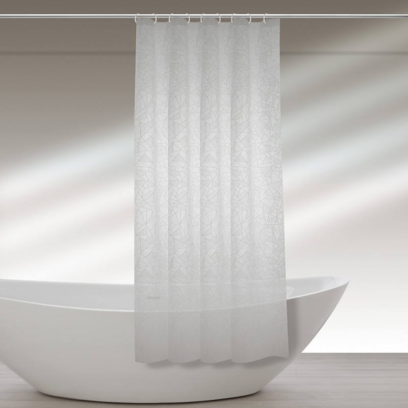 Tenda per doccia in Vinile 120 x 200h cm Decorata con Disegni