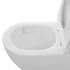 Wc sospeso con scarico a vortice e copriwc soft-close Tao