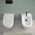 Wc filomuro con scarico a vortice e copriwc soft-close Tao